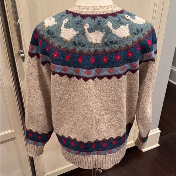 Charter Club cottagecore Cardigan with ducks 🦆 - Picture 6 of 9